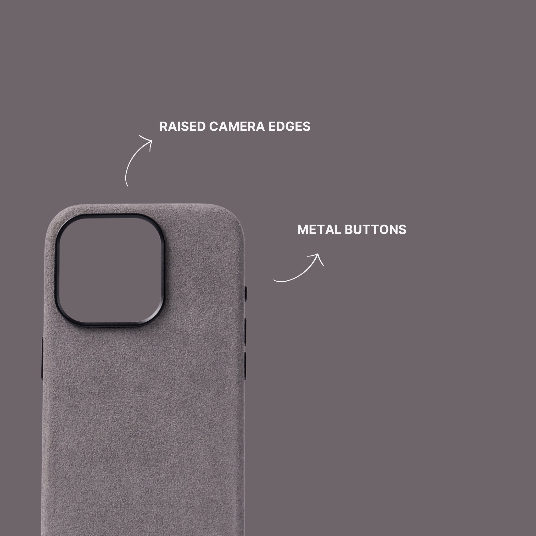 Alcantara® iPhone Case - Nardo Grey