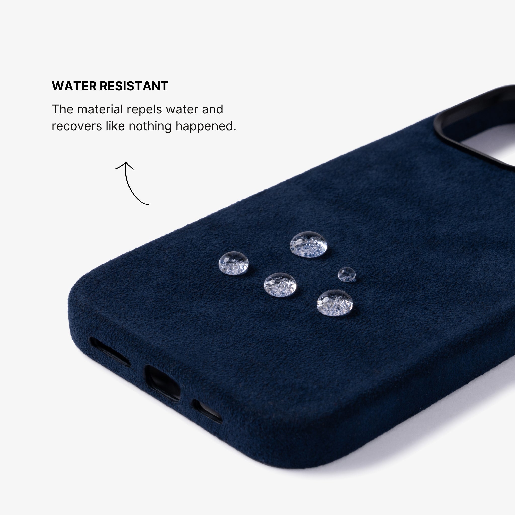 Alcantara® iPhone Case - Navy