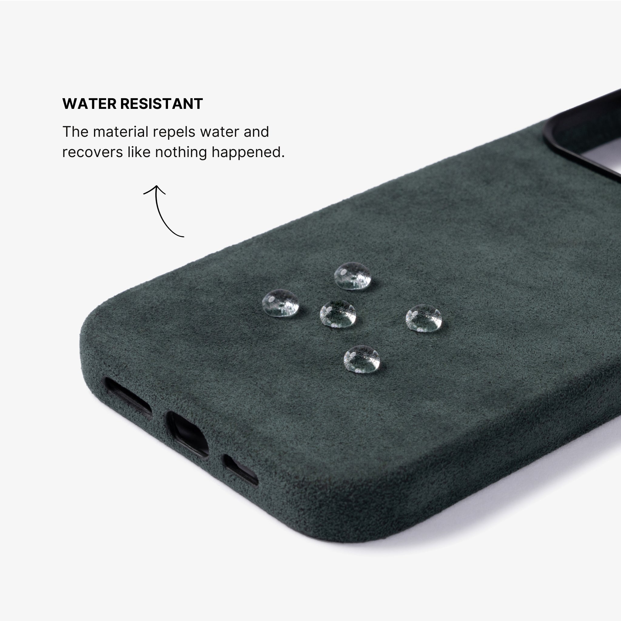 Alcantara® iPhone Case - Racing Green
