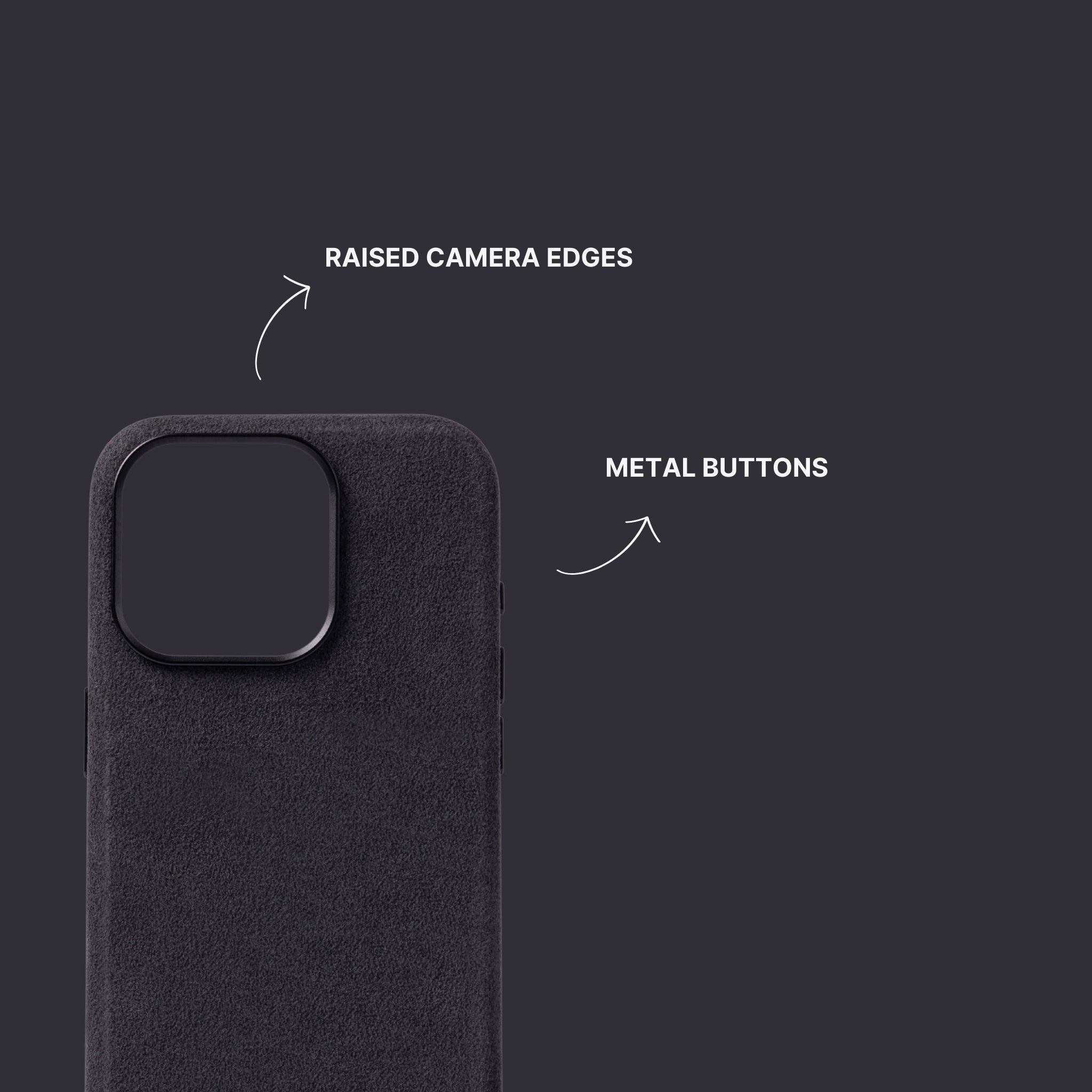 Alcantara® iPhone Case - Space Grey