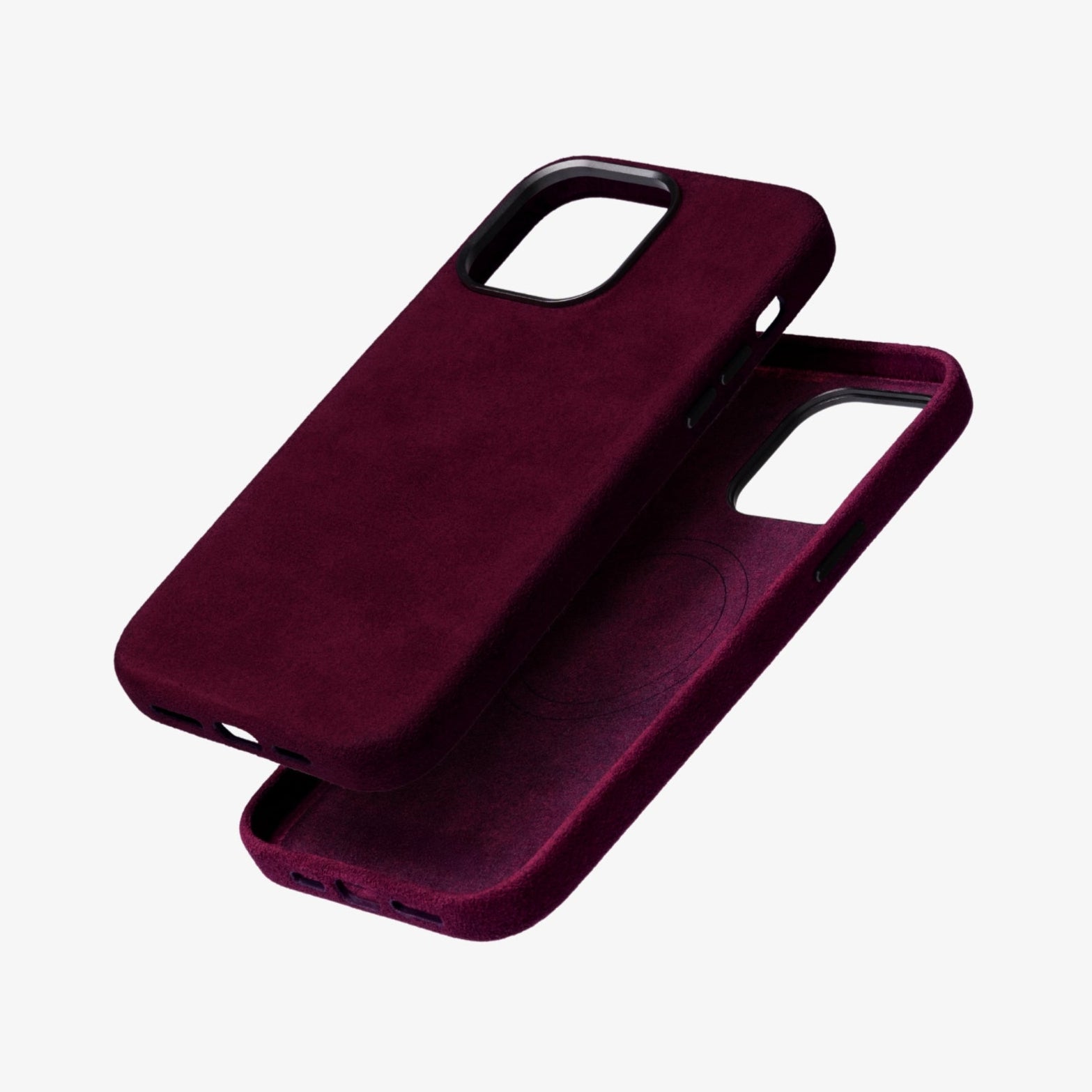 Alcantara® iPhone Case - Wine Red