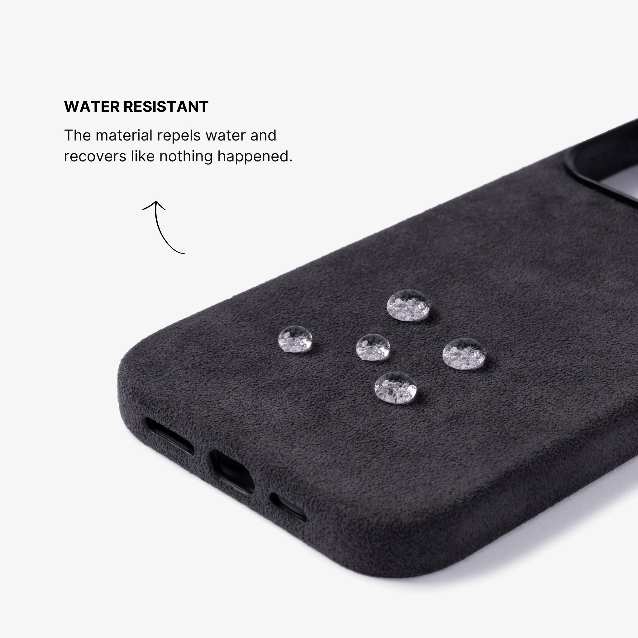 Alcantara® iPhone Case - Space Grey