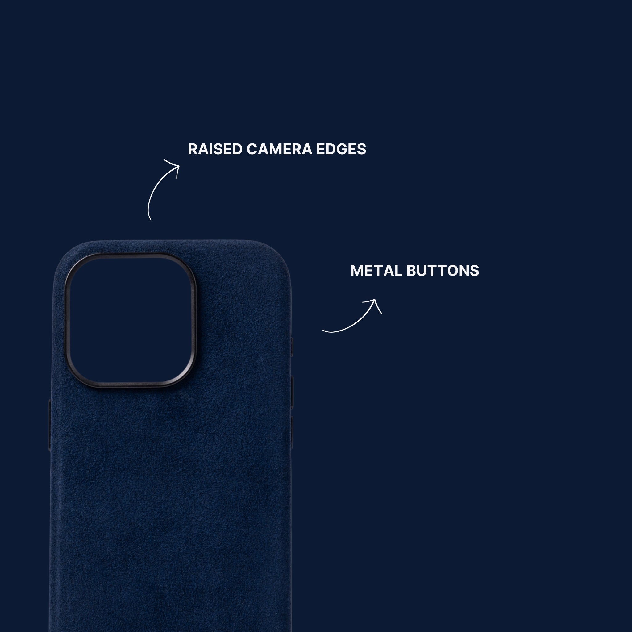 Alcantara® iPhone Case - Navy
