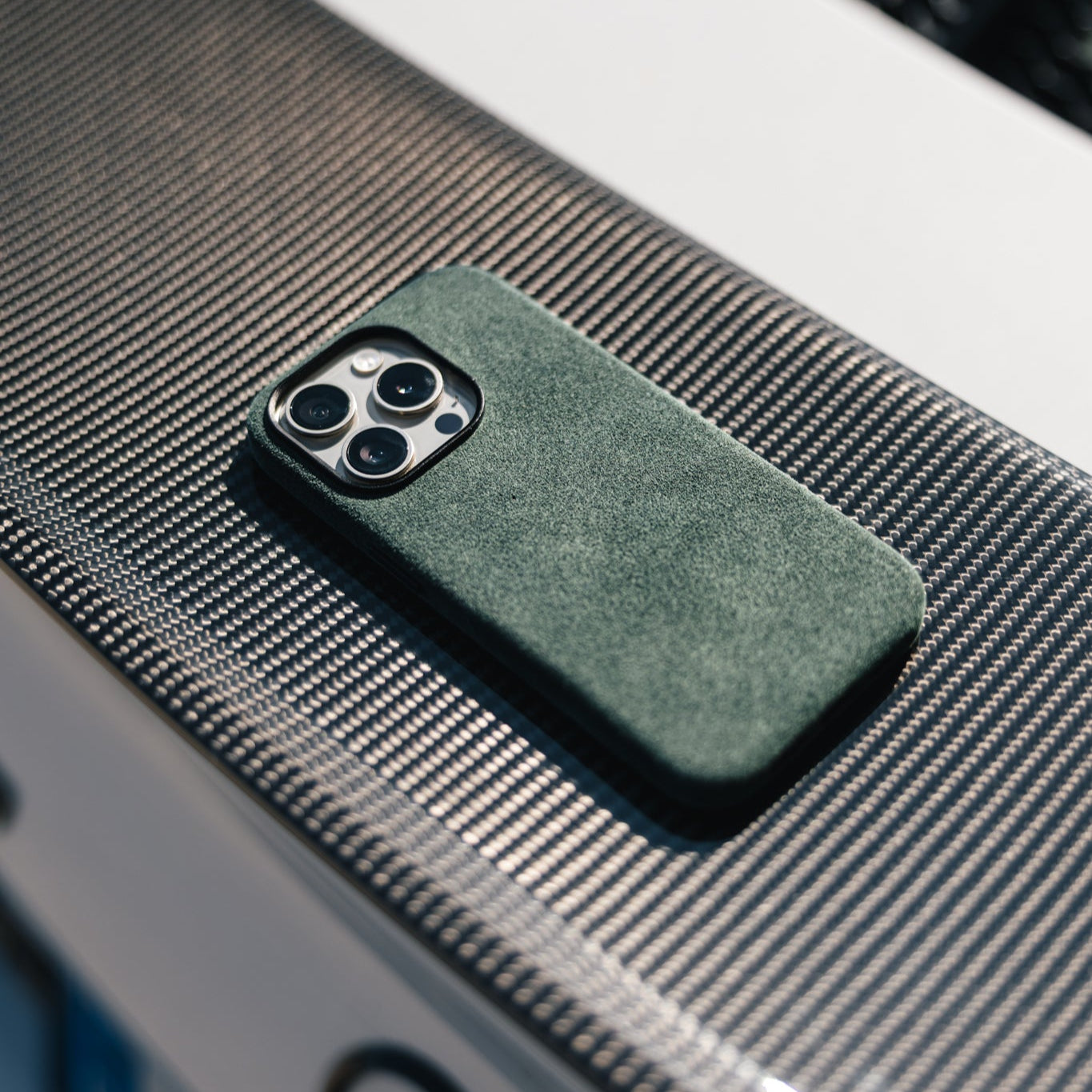 Alcantara® iPhone Case - Racing Green