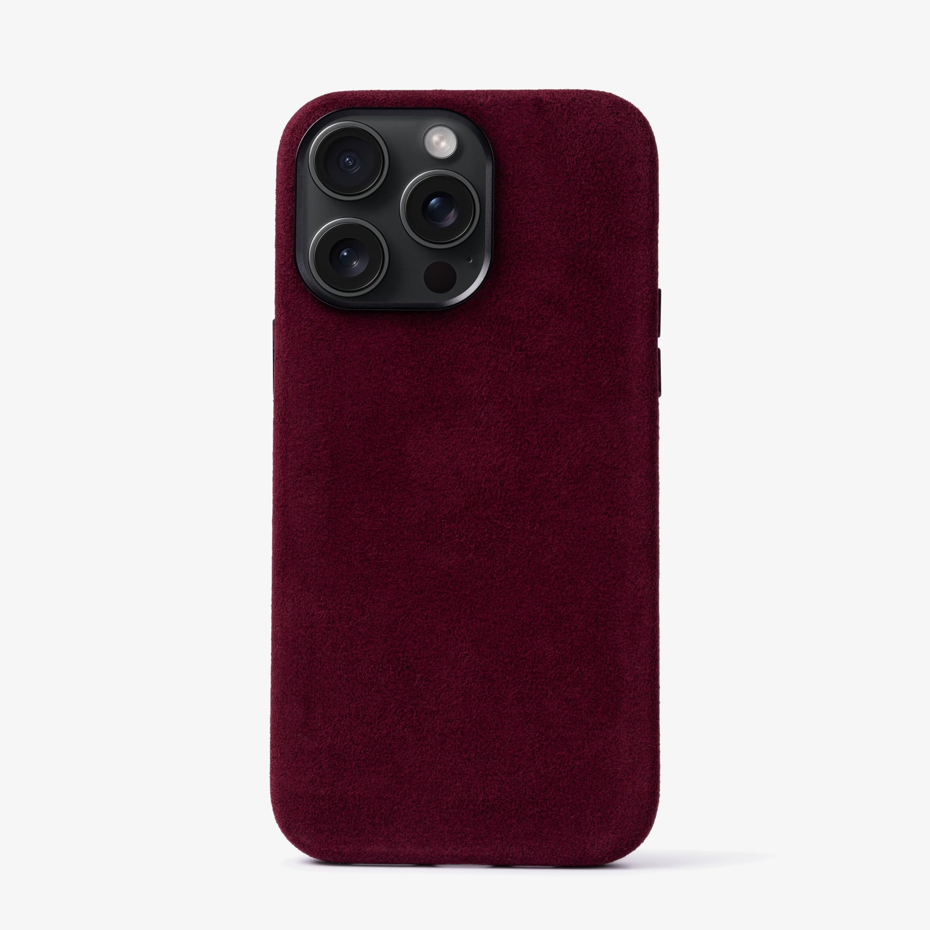 Alcantara® iPhone Case - Wine Red