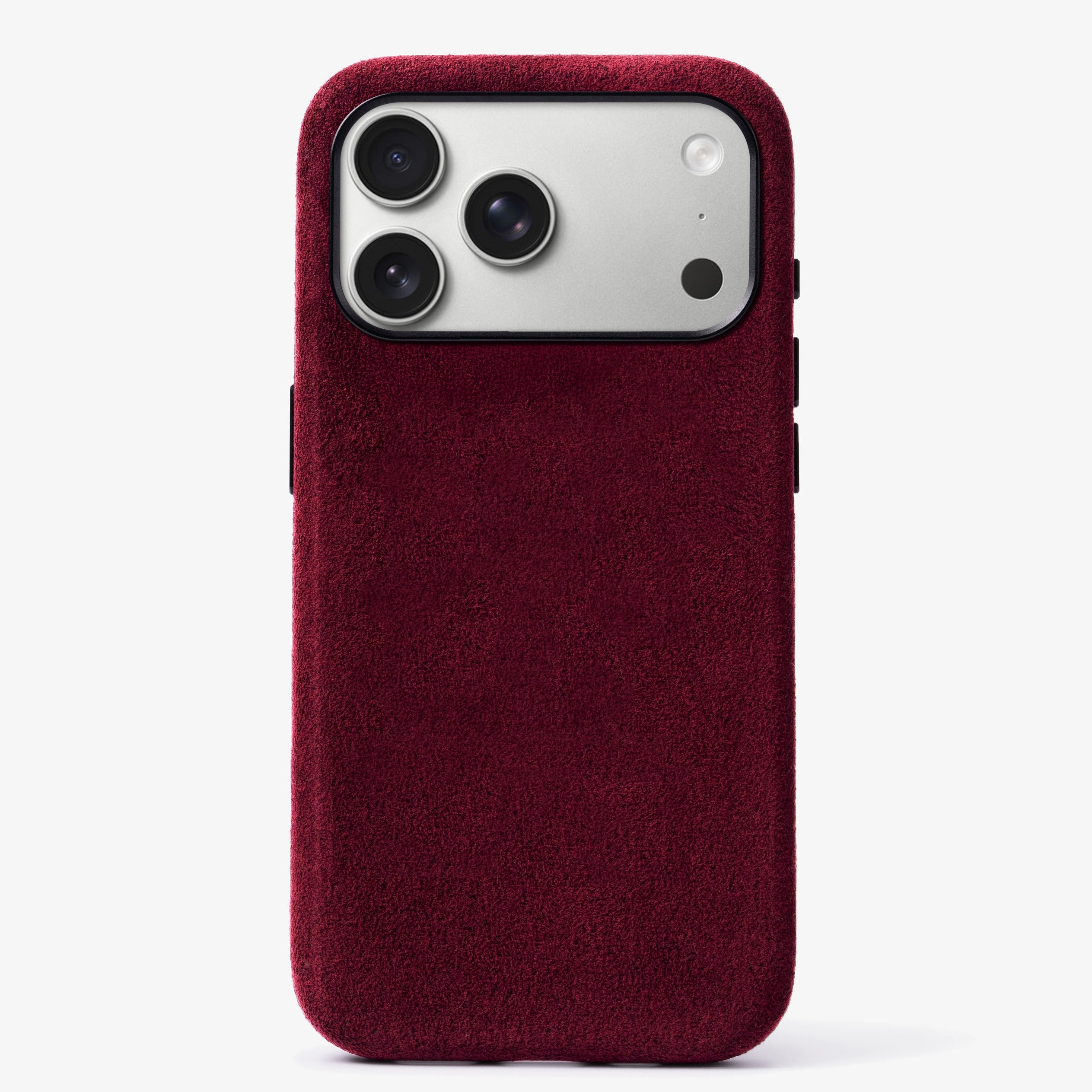 Alcantara® iPhone Case - Vino Rosso
